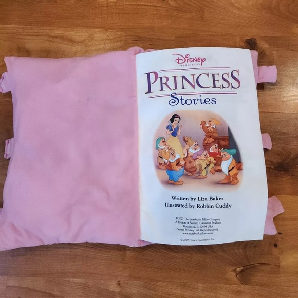 Disney Princess Stories Soft Stuffed Plush Cloth Book Pillow Snow White Aurora - Picture 5 of 12